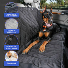 4Knines 600D quilted fabric emphasizes durability for daily car rides