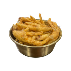 4leg-delights close-up of dehydrated feet – natural dog chew.