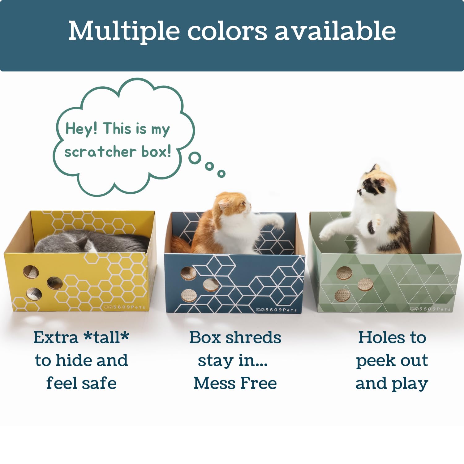 5609PETS mess-free design helps keep floors clean after play