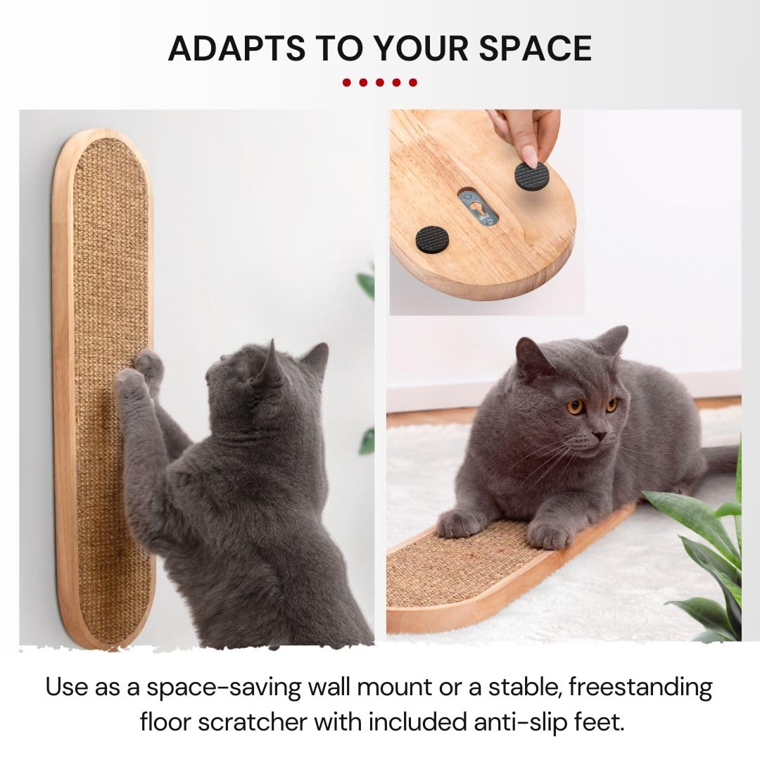7 Ruby Road adjustable height scratcher suitable from kittens to cats