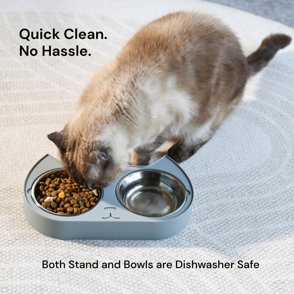 7 Ruby Road kitten portion-control bowls support small-meal feeding.