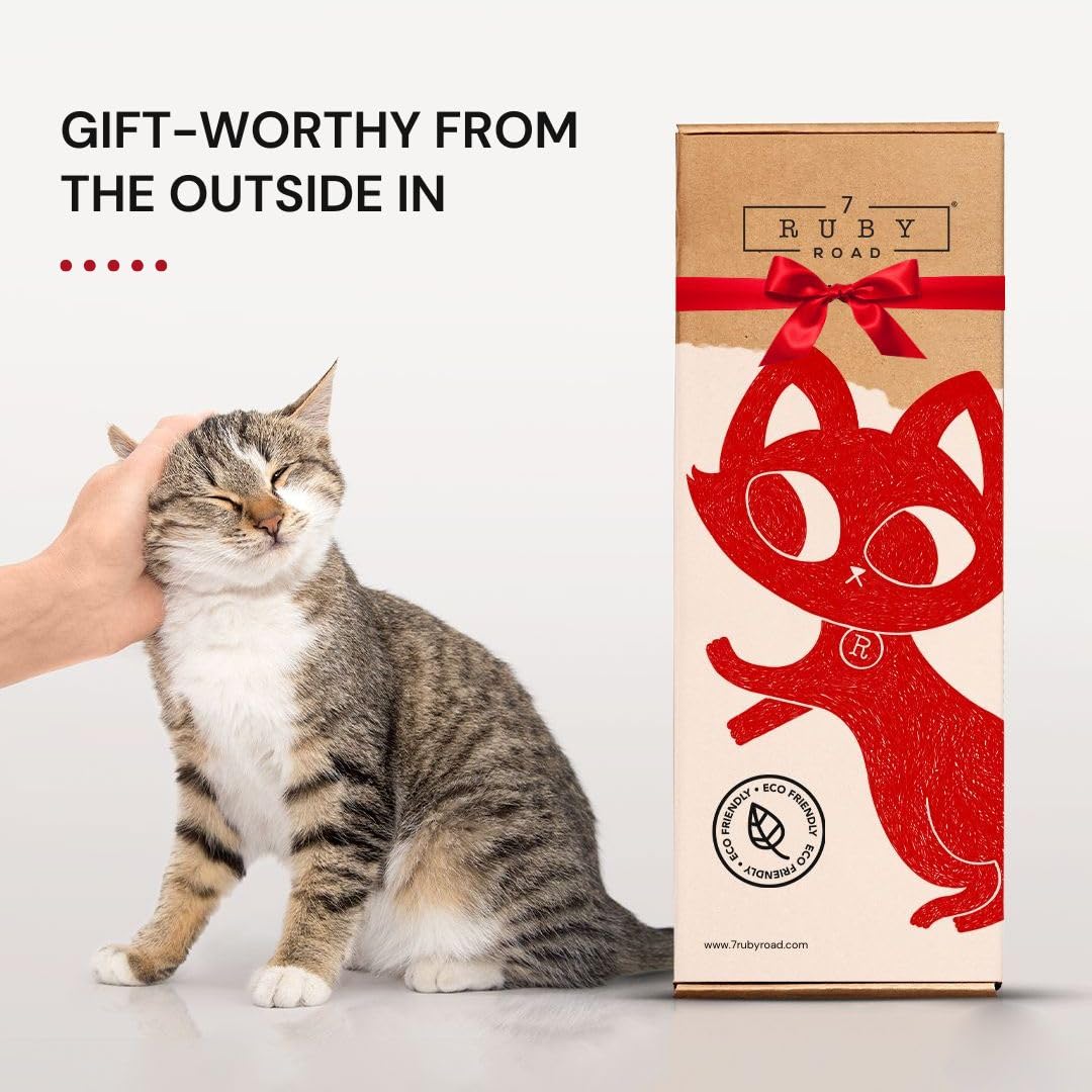 7 Ruby Road modern wooden cat wall furniture blends with home decor