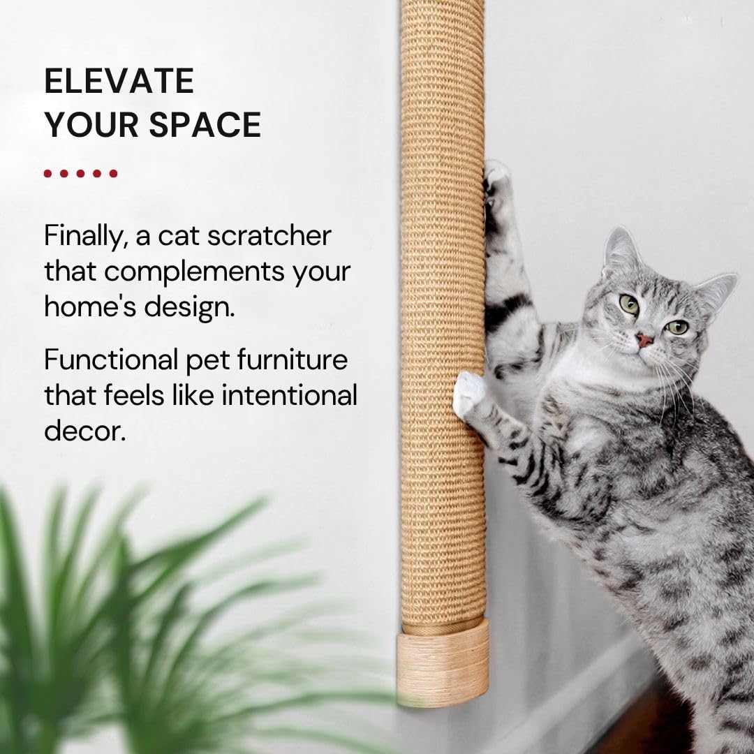 7 Ruby Road tall vertical mount with height adjustment for kittens and large cats