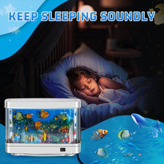 7CDXD Fake Fish Tank close-up coral detail highlights lifelike reef textures for visual interest.