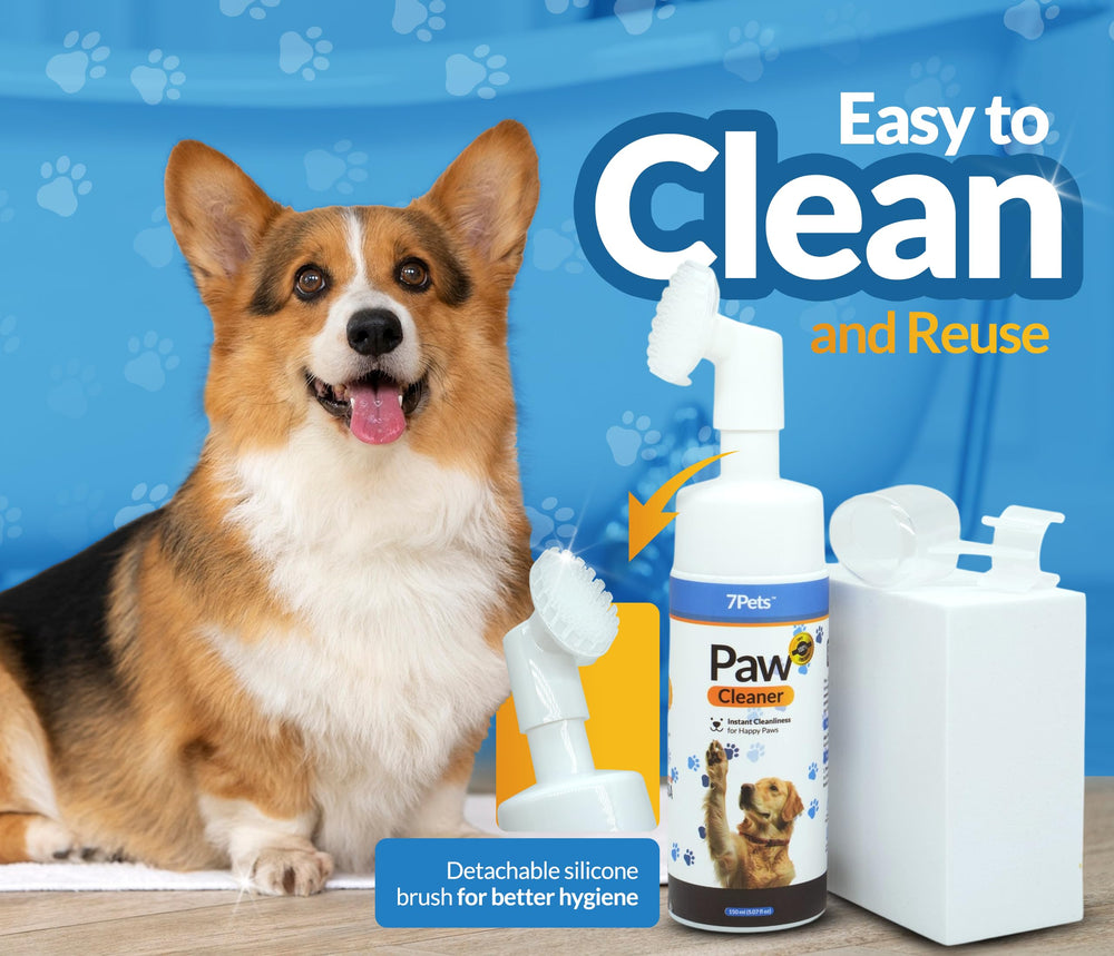 7PETS Paw Cleaner supports dogs and cats with versatile paw cleansing