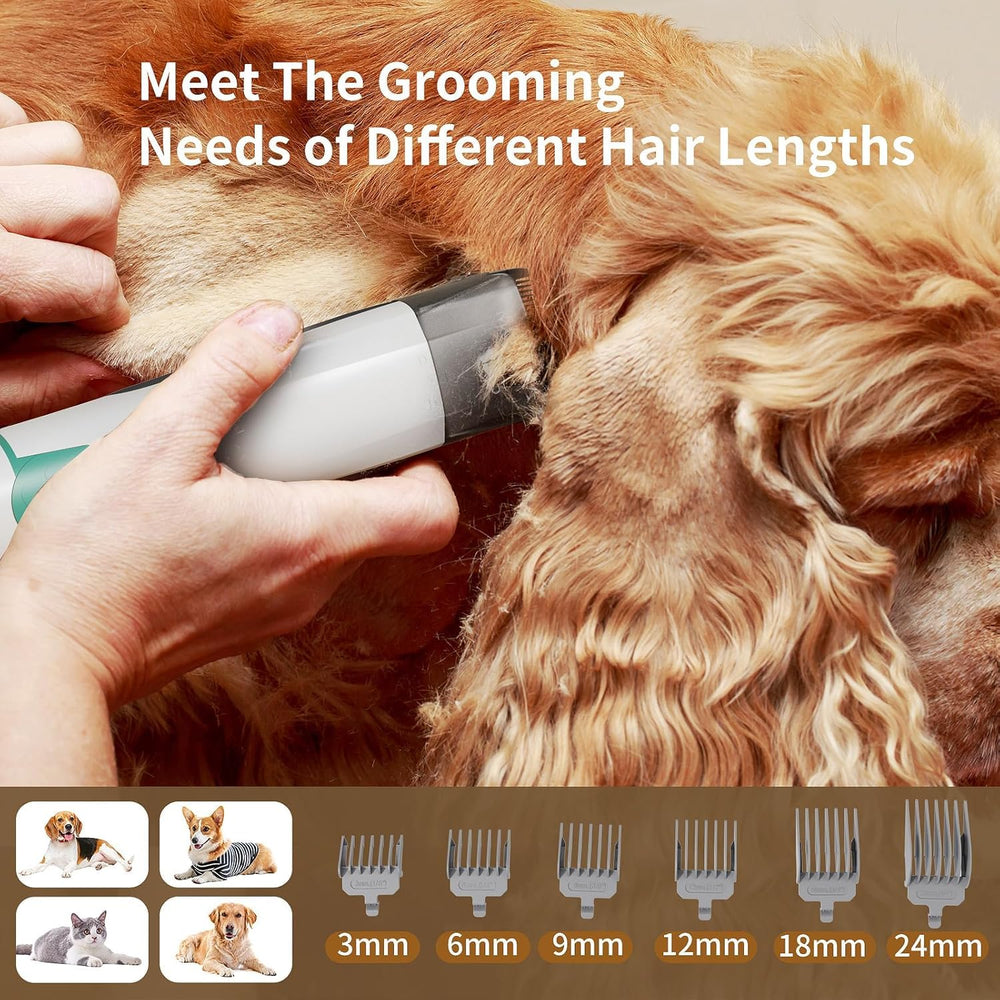 8VR Dog Grooming Kit clippers provide precise trimming on various coats