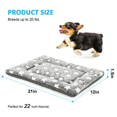 Kigmmro Dog Bed Mat reversible star pattern adds style and comfort
