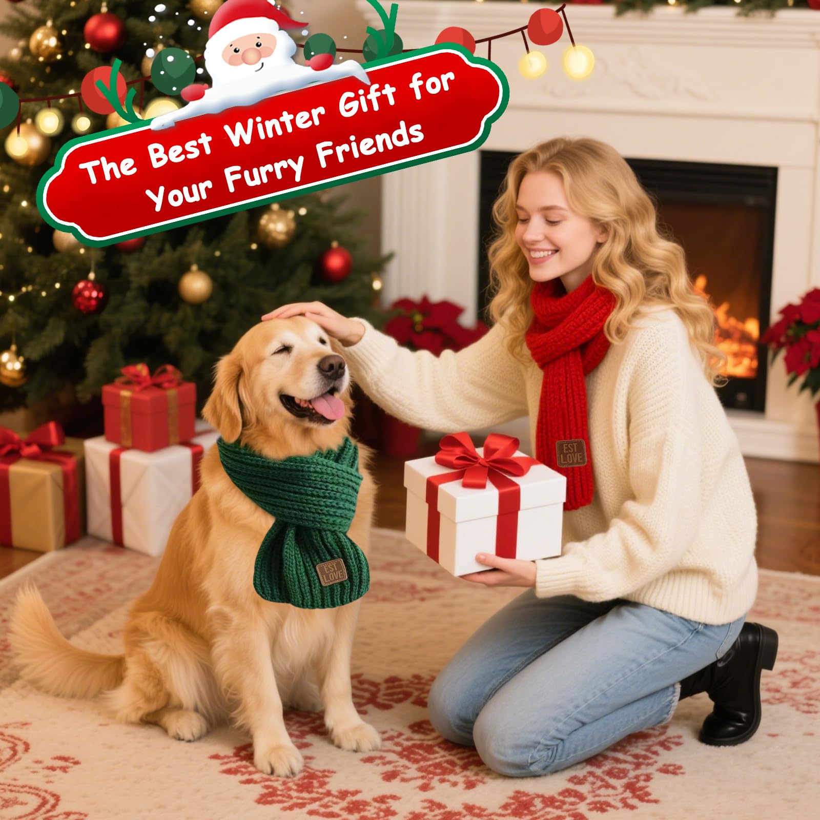 Nibnozy family photo accessory helps pets join seasonal memories.
