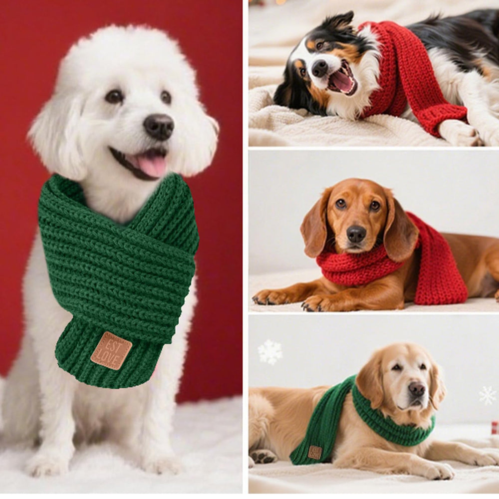 Nibnozy holiday decor dog outfit adds festive charm.