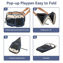 A 4 Pet removable-mesh-top provides 360-degree airflow and visibility for pets.