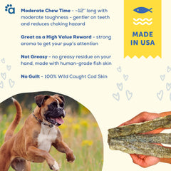 A Better CHEW USA-made label signals responsibly sourced dog treats.