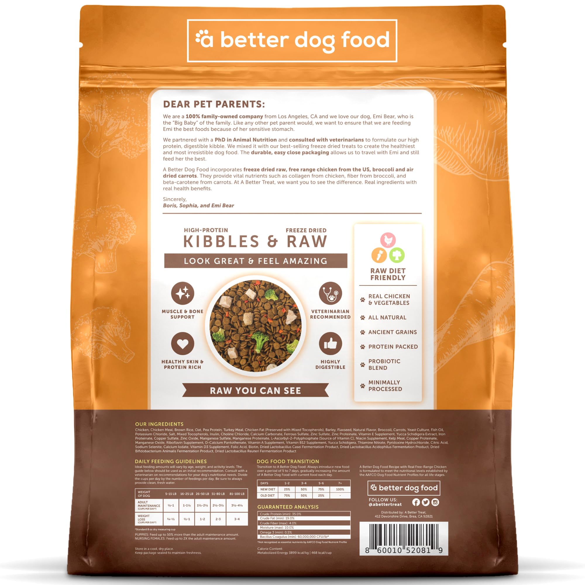 A Better Treat resealable bag supports freshness and convenient grab-and-go feeding