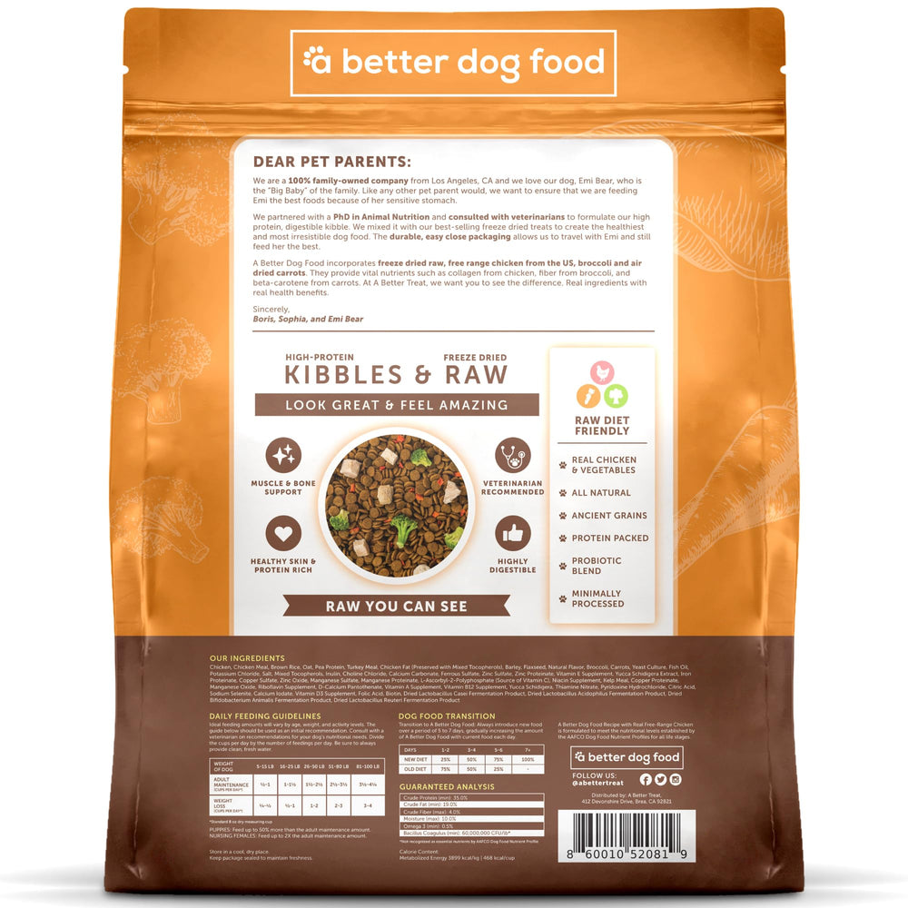 A Better Treat resealable bag supports freshness and convenient grab-and-go feeding