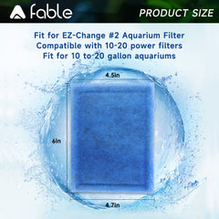 A Fable durable sponge-layer cartridge supports reliable mechanical filtration for clear water.