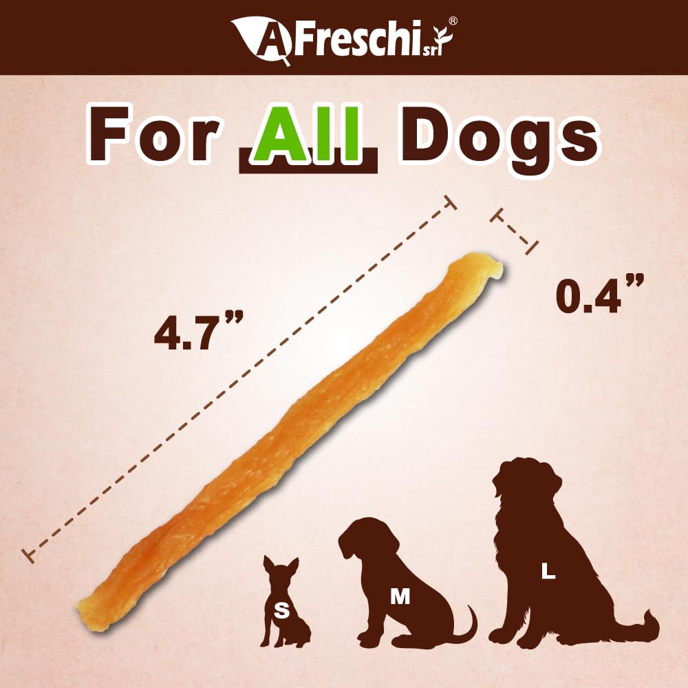 A Freschi srl premium-tendones-pavo-perros: delicioso impulso de entrenamiento y motivación
