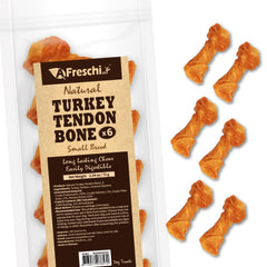 A Freschi srl Turkey Tendons pack-dog-treats offers long-lasting chew for dogs