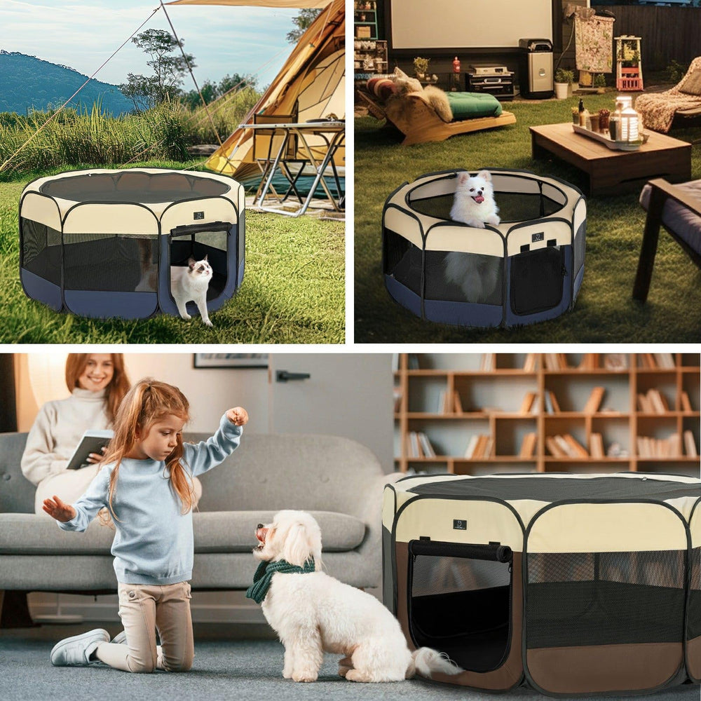 A4 Pet 360° mesh ventilation enhances airflow during play.