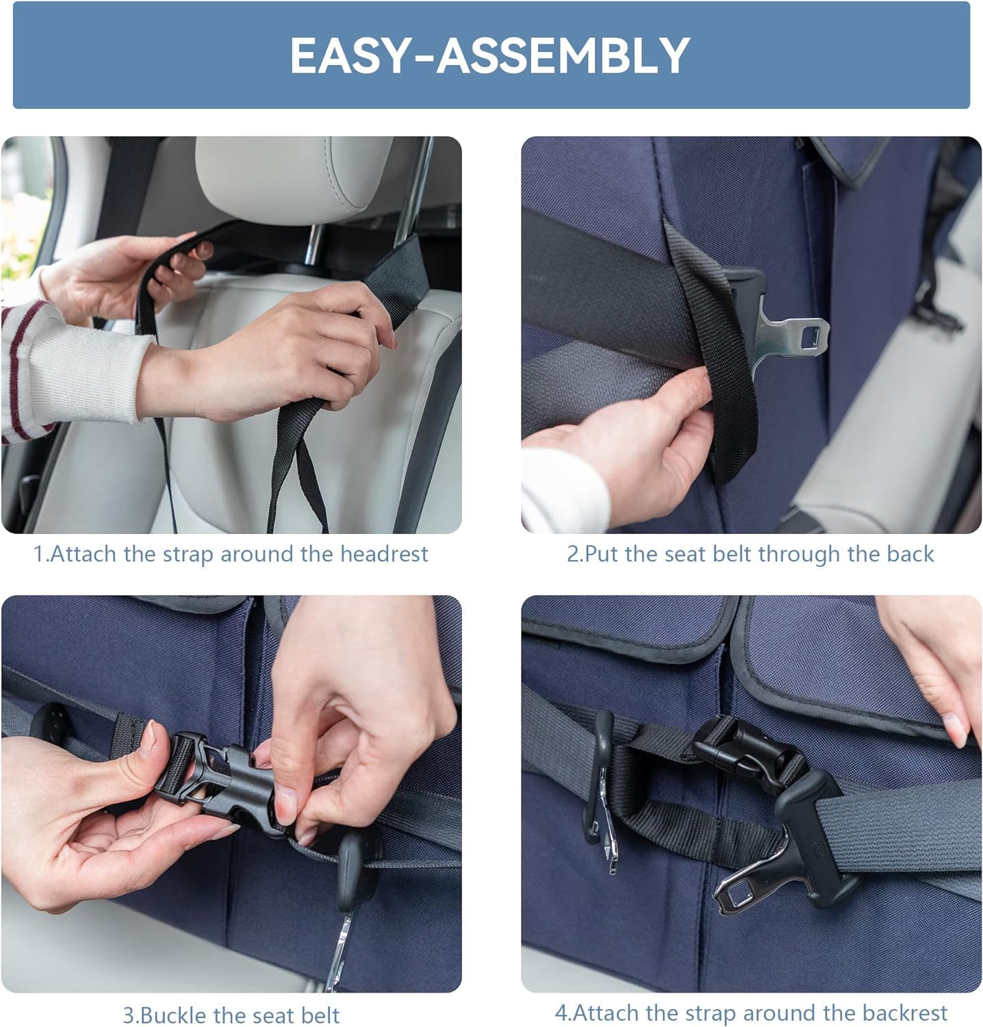 A 4 Pet foldable frame and carrying case enable travel.