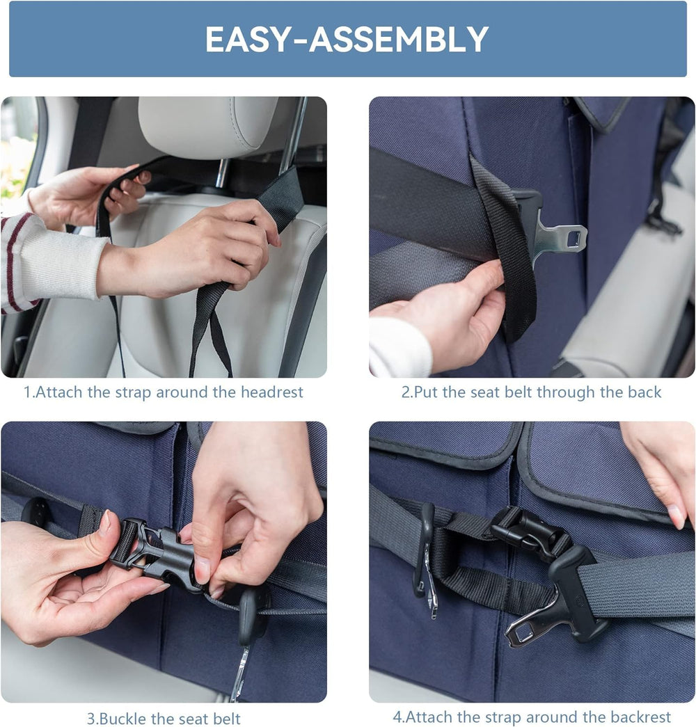 A 4 Pet foldable frame and carrying case enable travel.