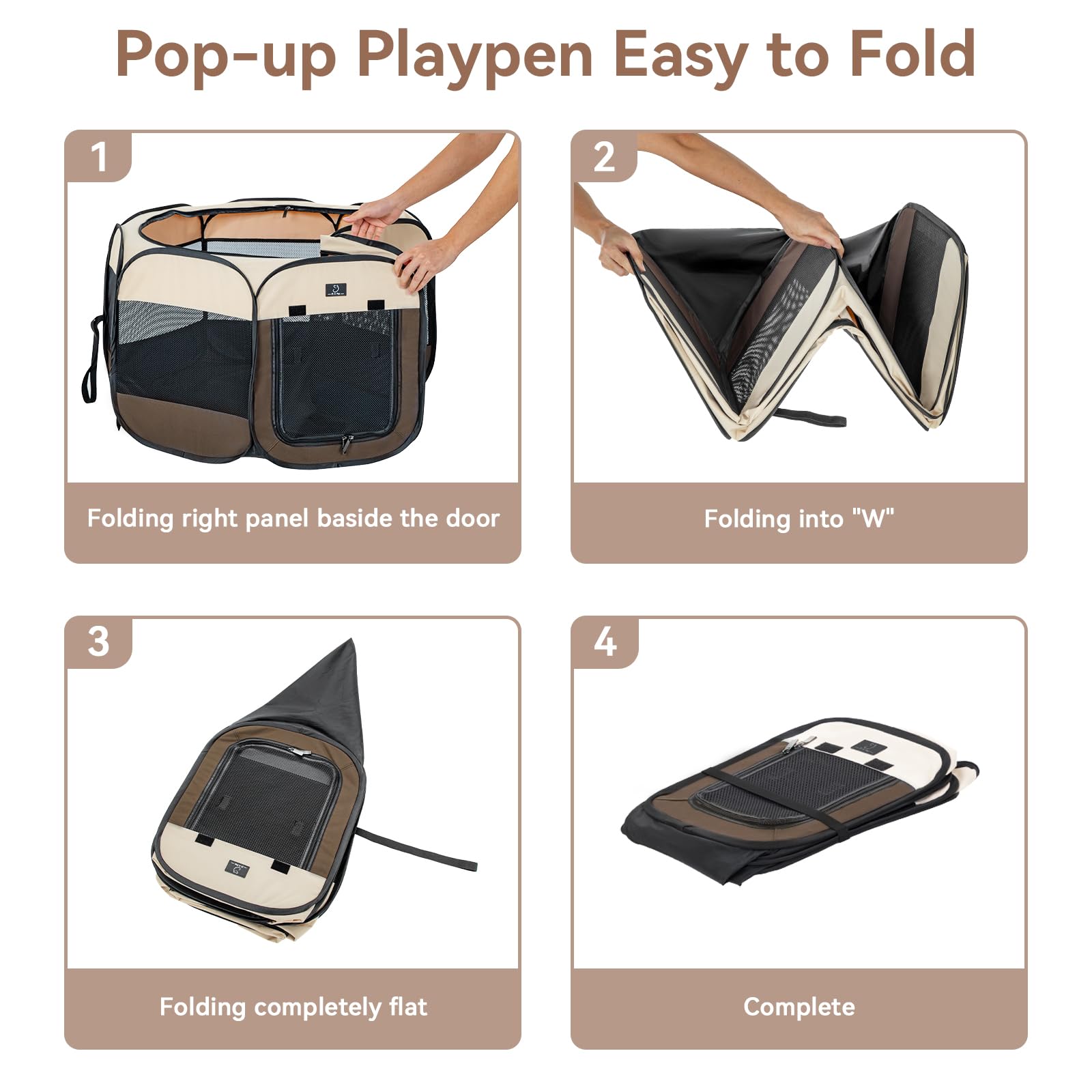 A4 Pet removable mesh top promotes ventilation and visibility for anxious pets.