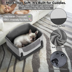 A4Pet patent safety buckles reinforce seat stability during sudden stops.