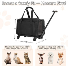 A4Pet soft-cat-carrier with reversible cushion shown for temperature-adaptive comfort during travel.