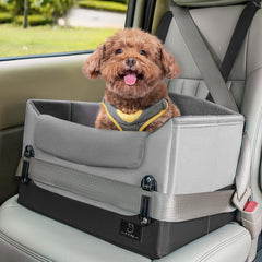 A4Pet upgraded dog car seat with patent buckle for extra safety during travel.