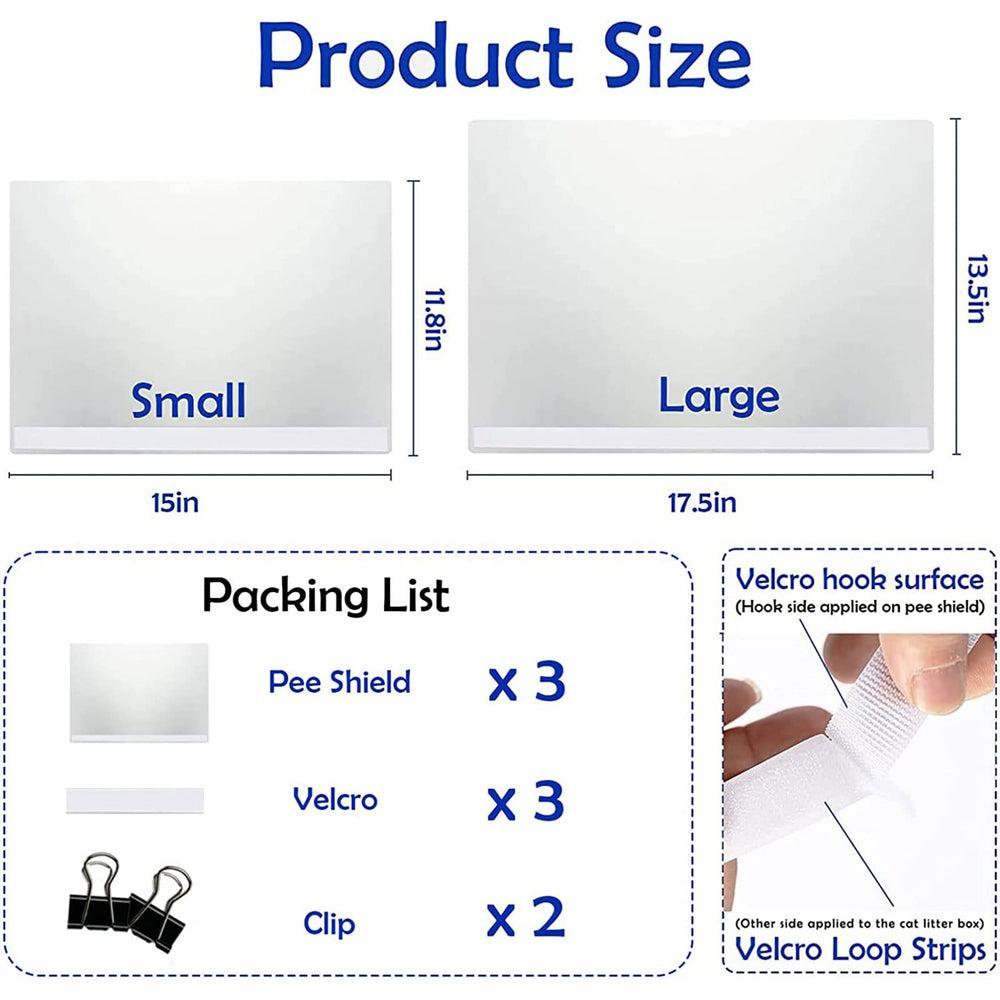 AAiphuwew litter shield Velcro closeup shows simple installation