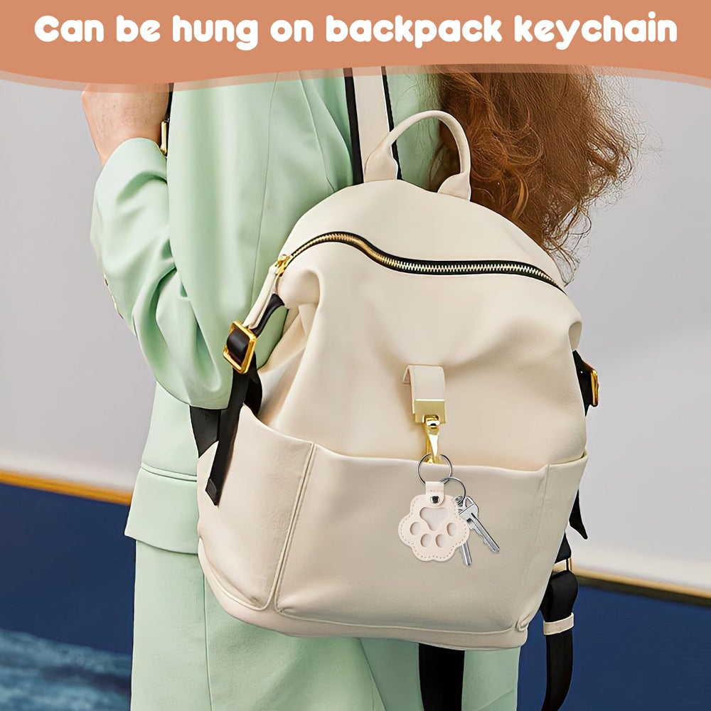 Aanqilze beige color option keychain offers versatile memorial accessory