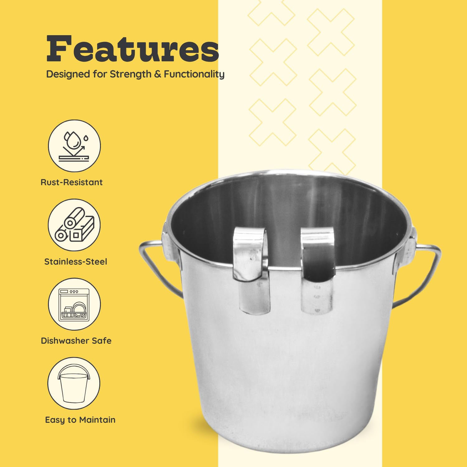 Aaspire Pets 1-quart capacity clearly marked for small-pet feeding or hydration on the go.