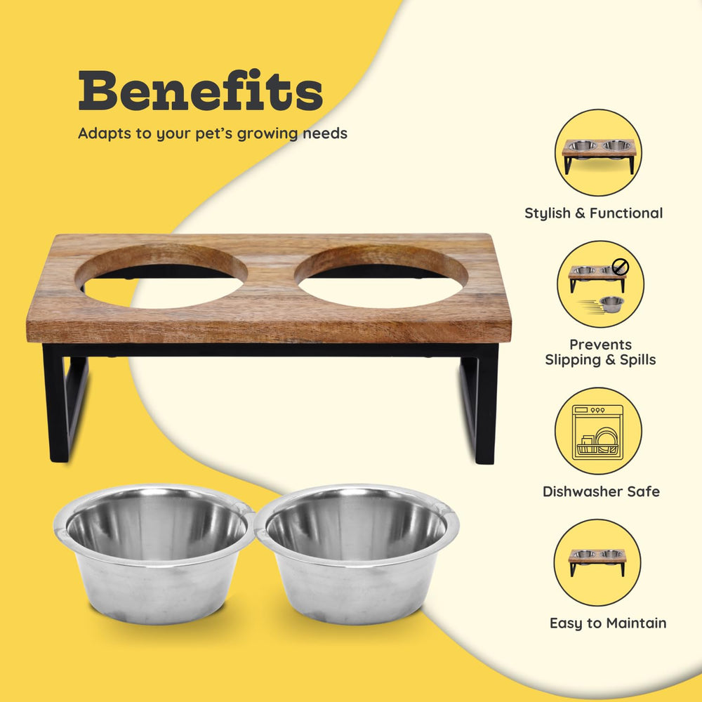 AASPIRE PETS removable bowls allow fast, simple cleaning and maintenance.