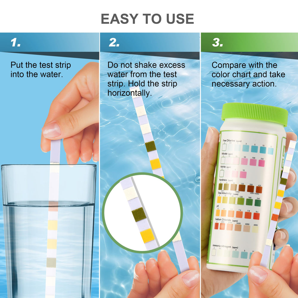 AAwipes test strips used for freshwater tanks to monitor quality.