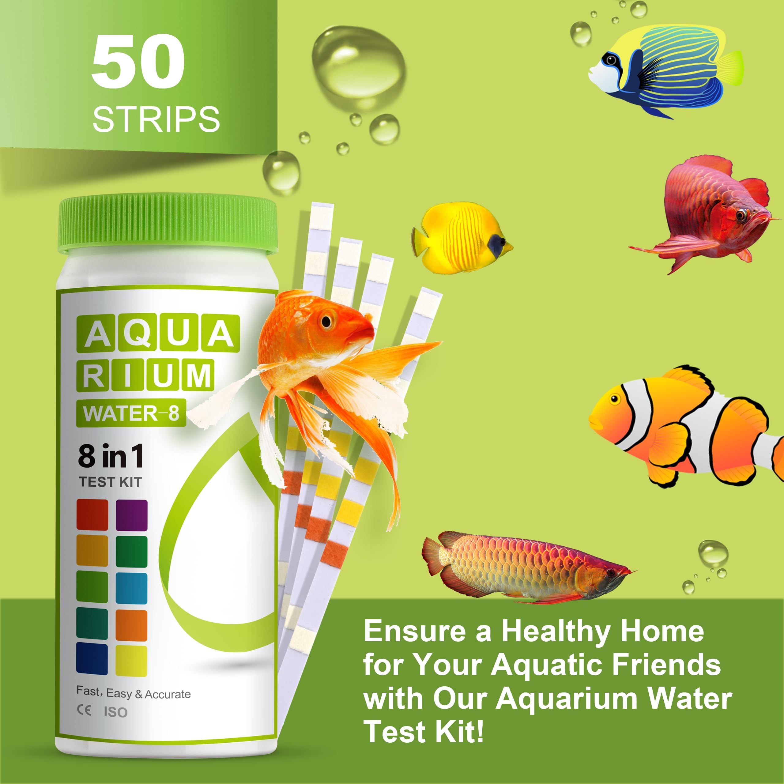 AAwipes pond water testing supports healthy habitats for pond fish.