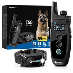 ABBIDOT dog shock collar remote enables long-range training and quick correction.