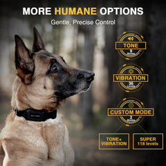 ABBIDOT IPX7 waterproof collar ready for outdoor, all-weather training.