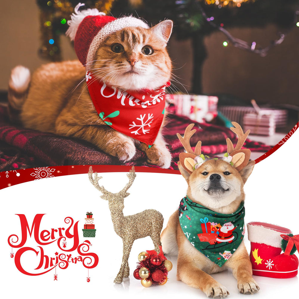 Abbylike multi-color pack bandana offers variety for matching dog outfits.