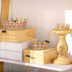 Abbylike crown features elastic band and buckle for reliable stay-put wear