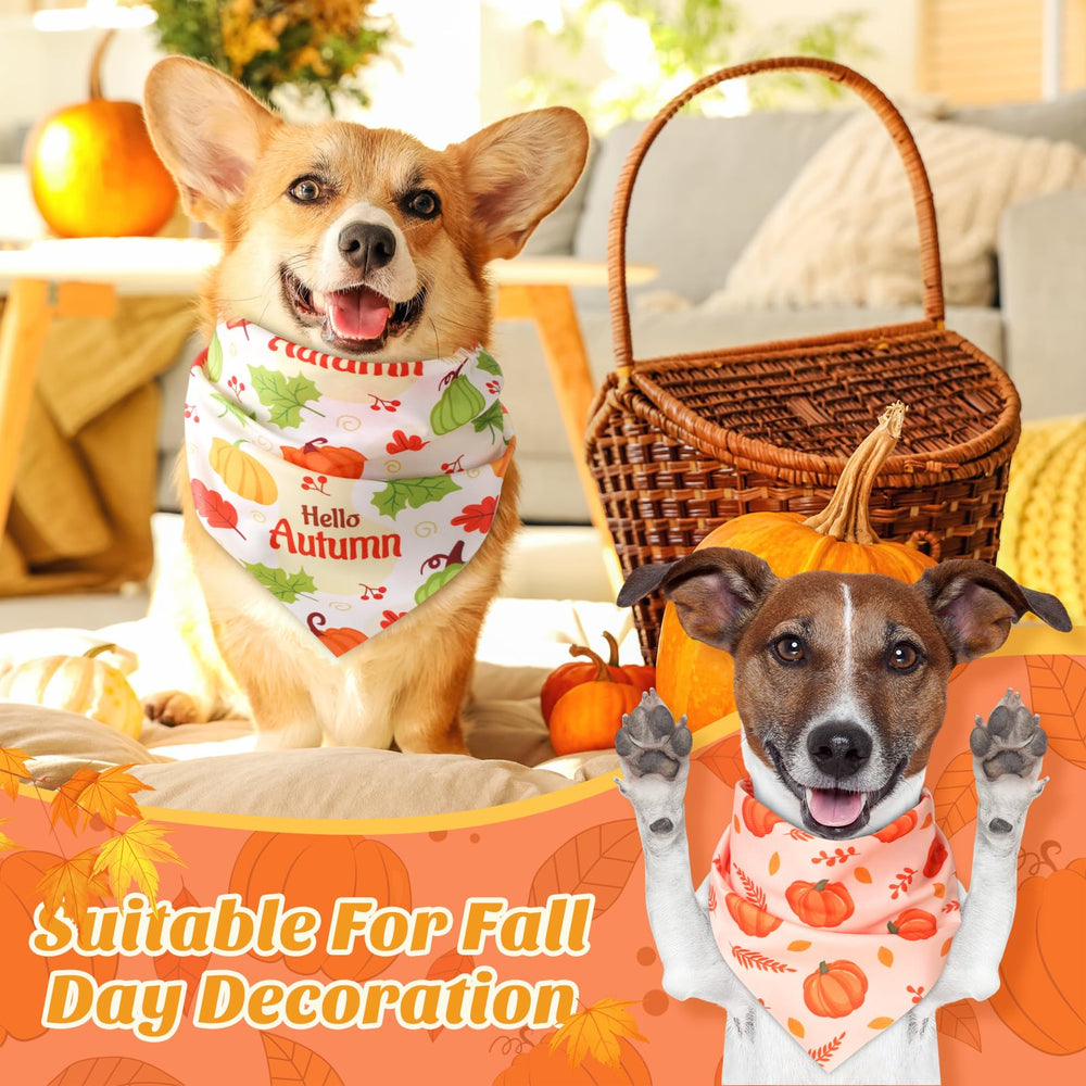 Abbylike dog bandana photo prop set captures joyful autumn memories in every shot