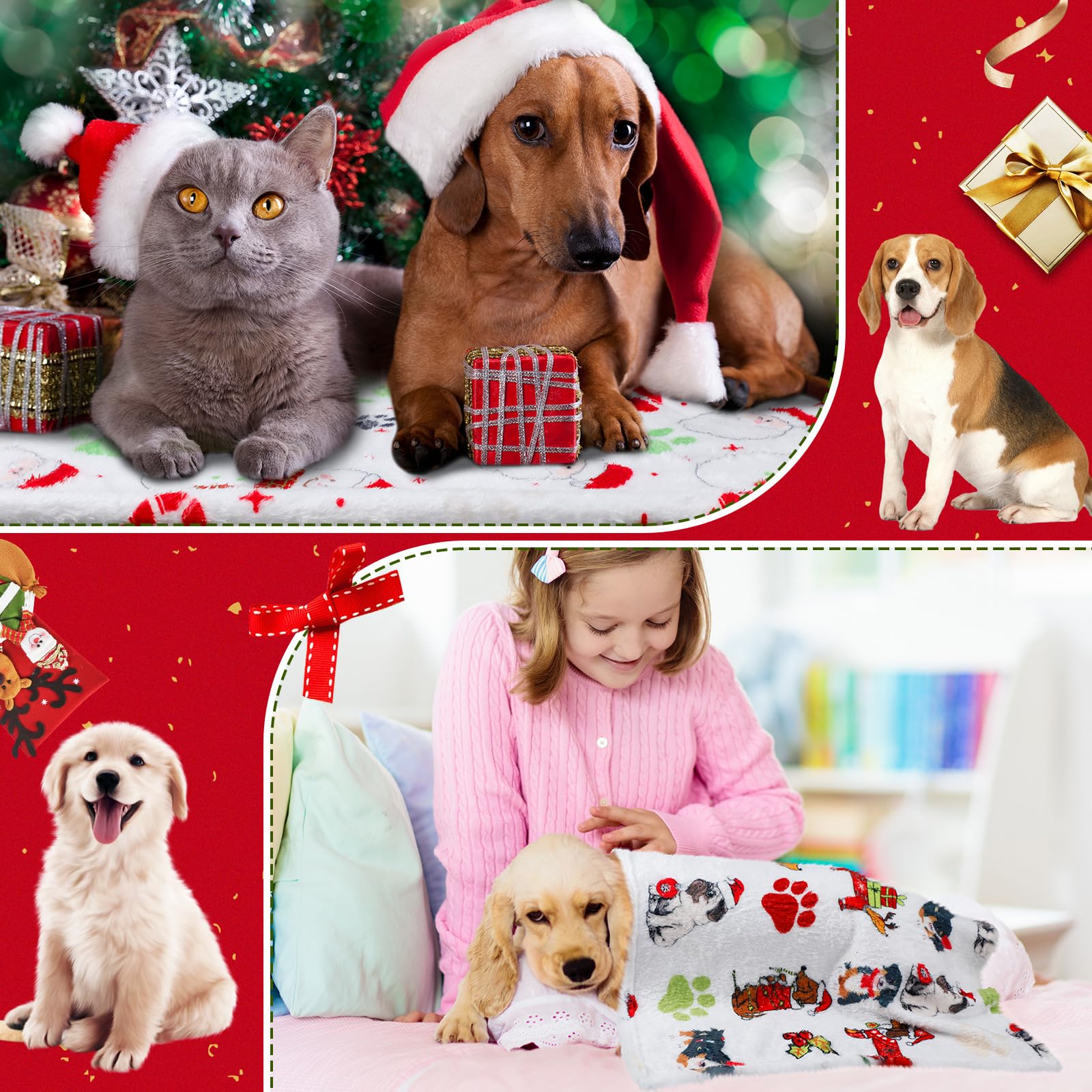 Abbylike dog blanket for car-seat use helps keep fur contained