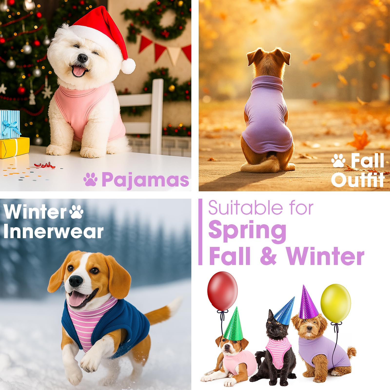 Abbylike winter indoor dog sweaters for cozy warmth