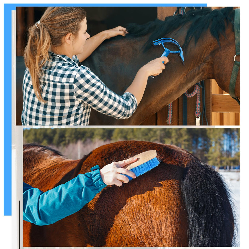 Abbylike horse grooming kit mane and tail combs for neat manes and tails