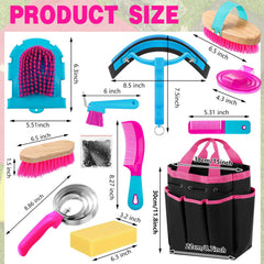 Abbylike oval massage brush provides a gentle massage during grooming sessions