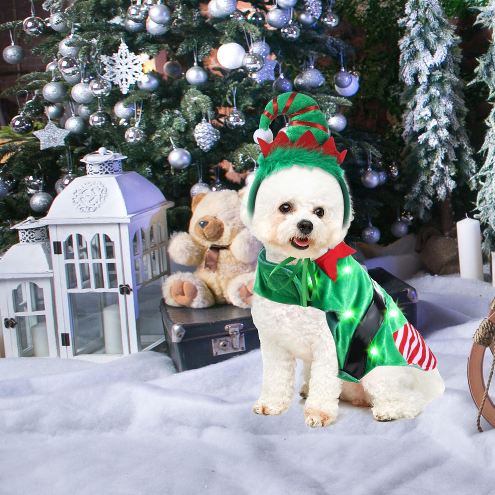 Abbylike pet headband Christmas adds charming fairy elements for photos