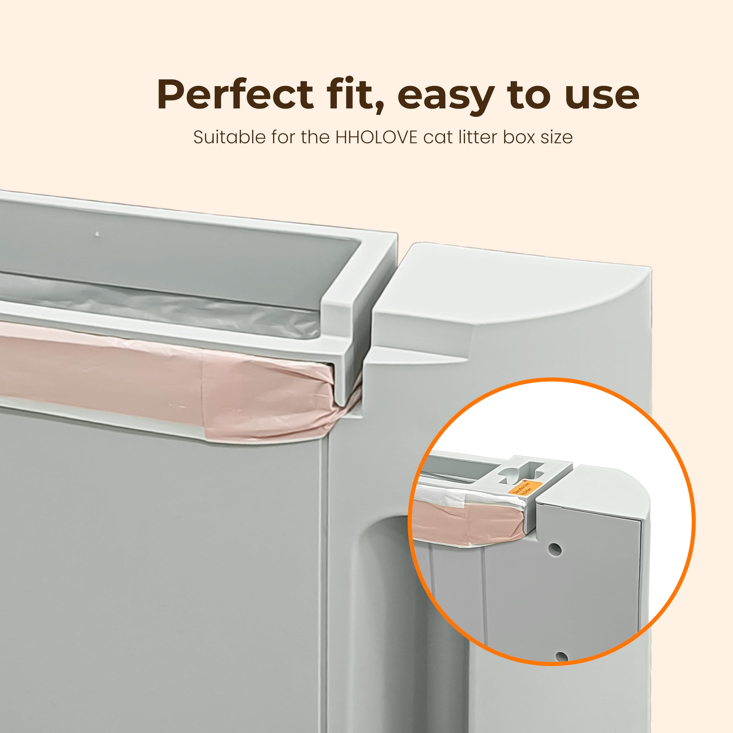 ABCRT liners with odor control help maintain a fresher room environment.