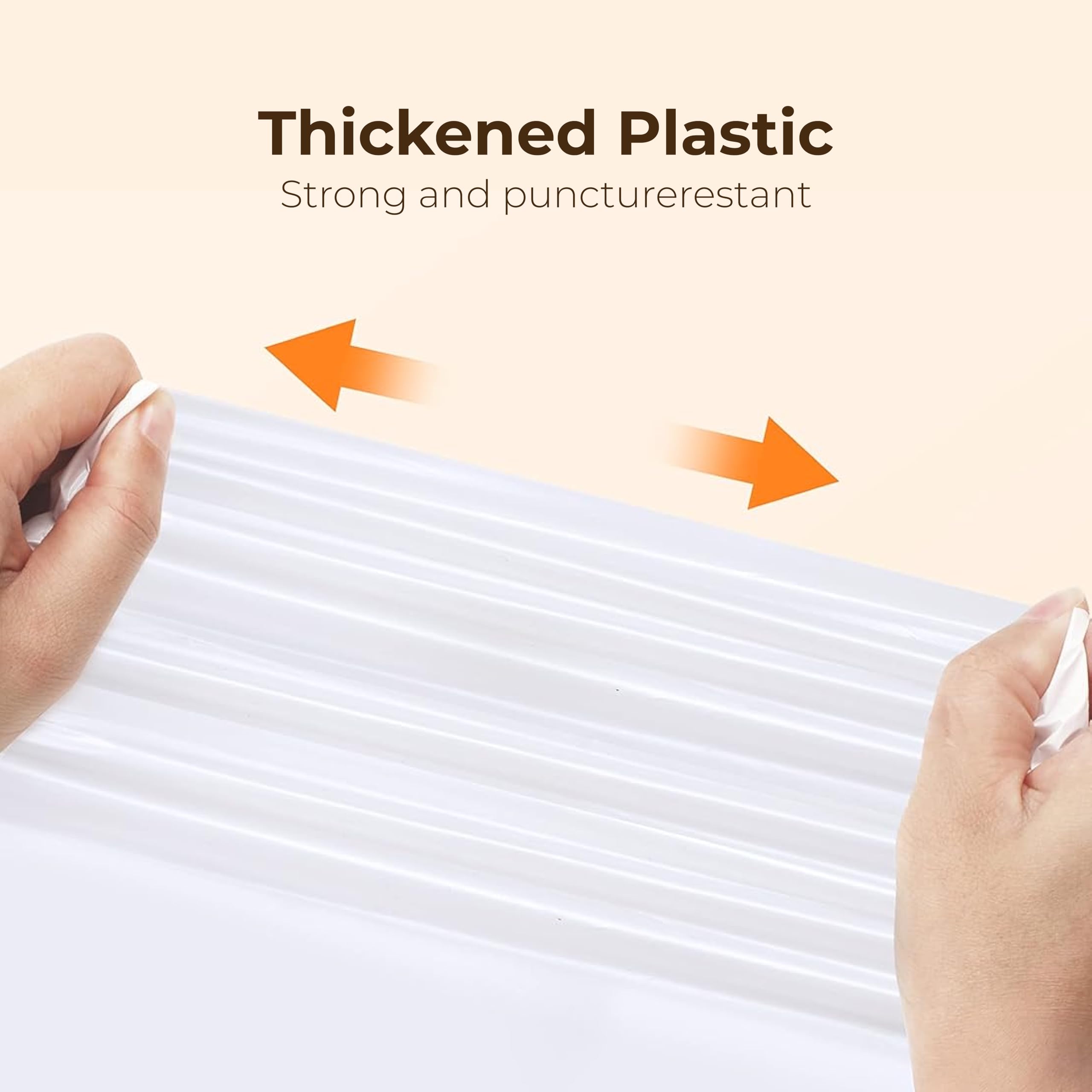 ABCRT waste bags with anti-pinch safety support easy, safe disposal.