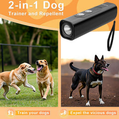 Abdtech anti barking device side view shows a compact, easy-to-carry training tool for on-the-go control.