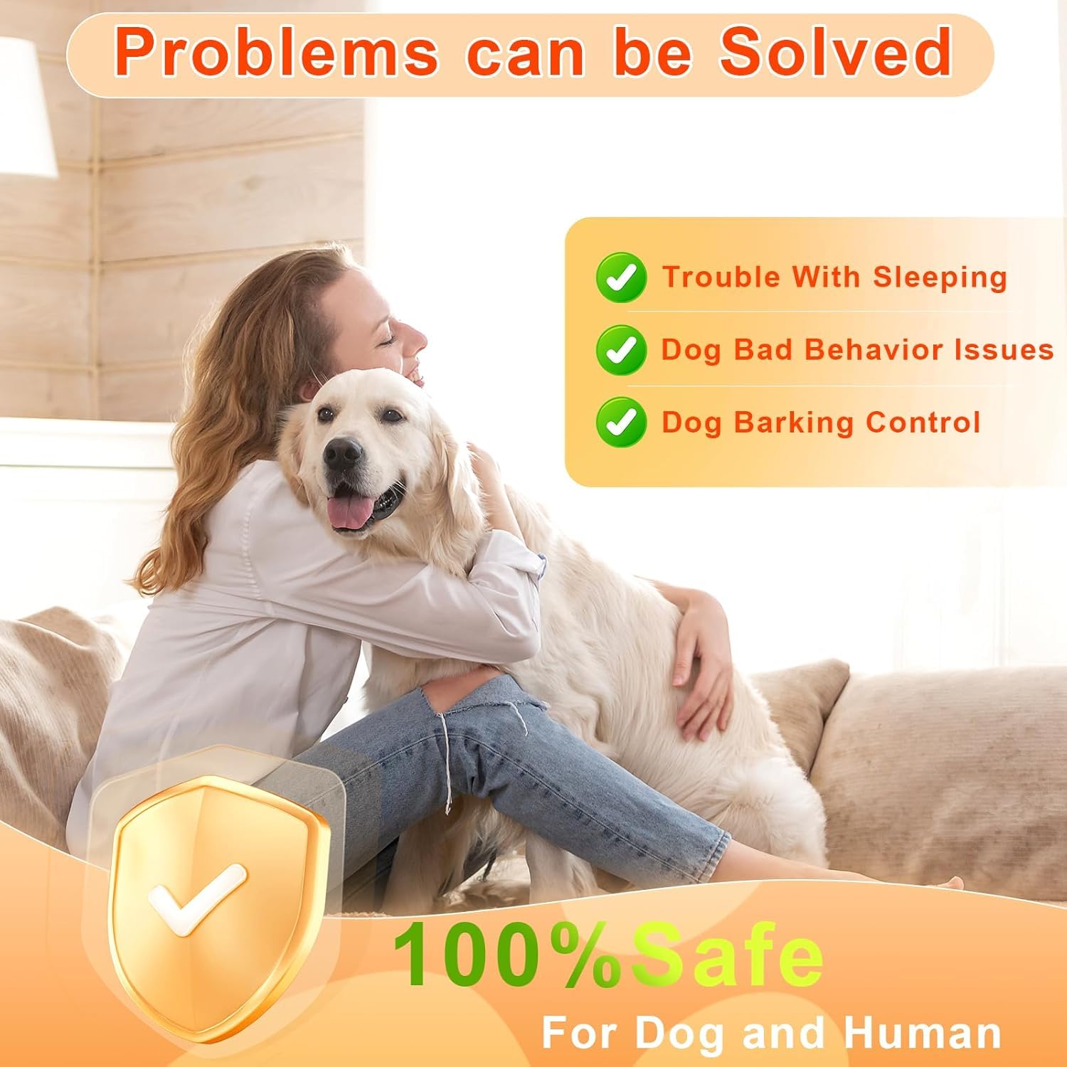 Abdtech anti barking device USB charging image highlights quick recharge for outdoor adventures.
