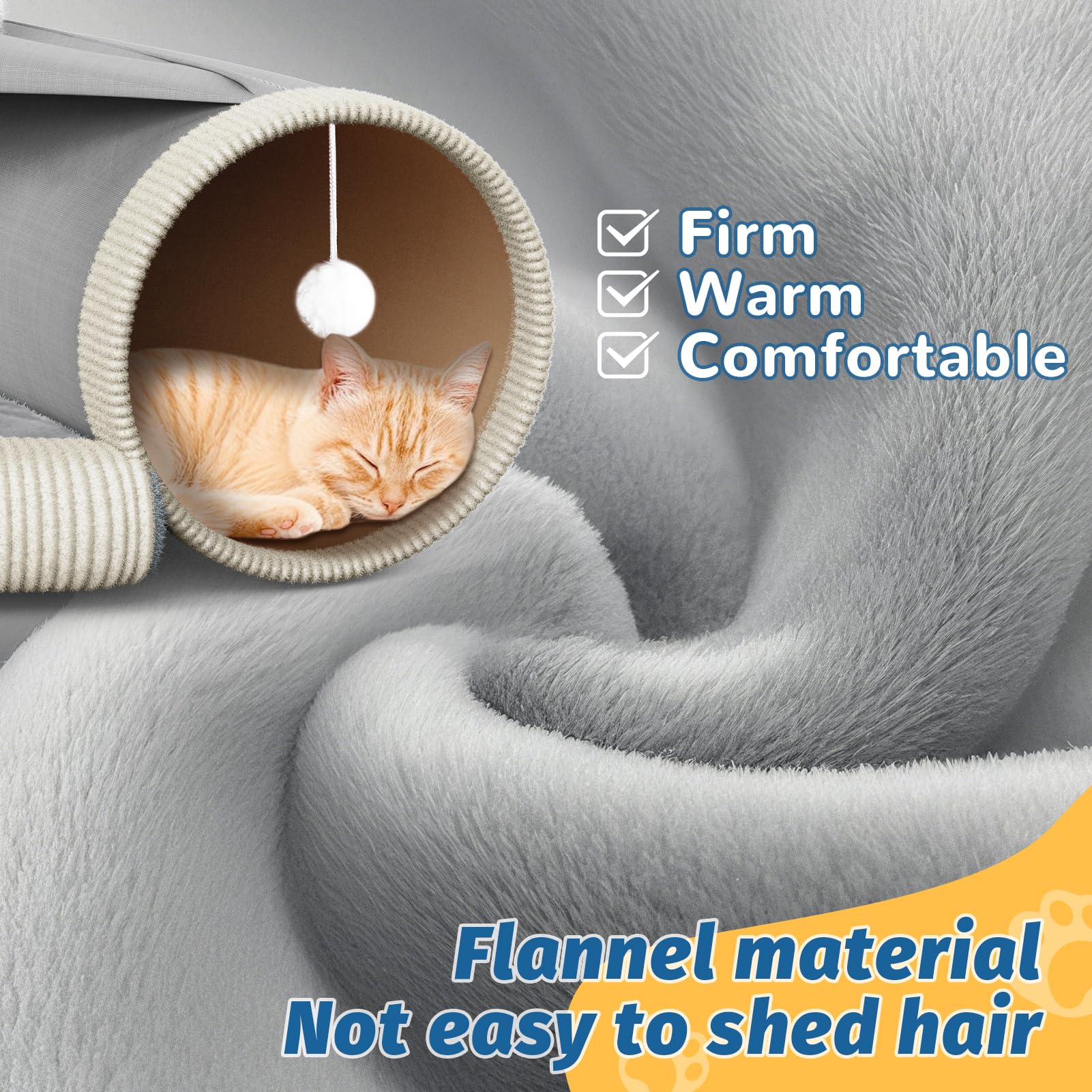 abdtech Cat Tunnel Bed versatile indoor-outdoor use for various spaces.