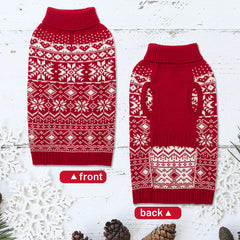 ABFEKIEA dog sweater soft acrylic knit provides comfort and flexibility