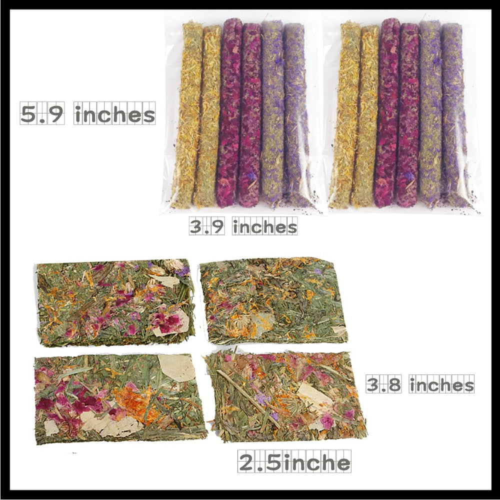 Abizoo 16-packs small animals playtime setup shows versatile chew opportunities.